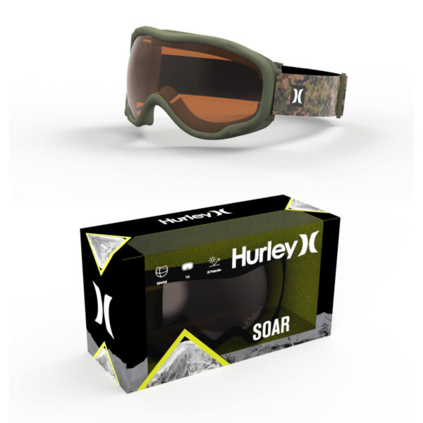 Hurley Soar Youth Winter Goggles - Abstract Cammo