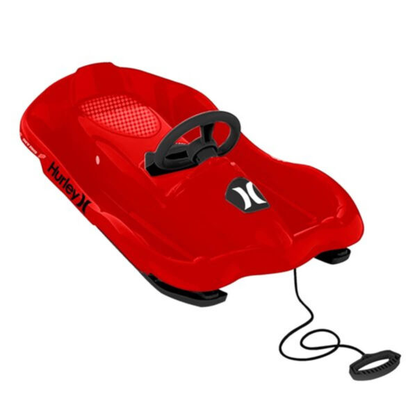 Hurley Kids Steerable Snow Sled - Red