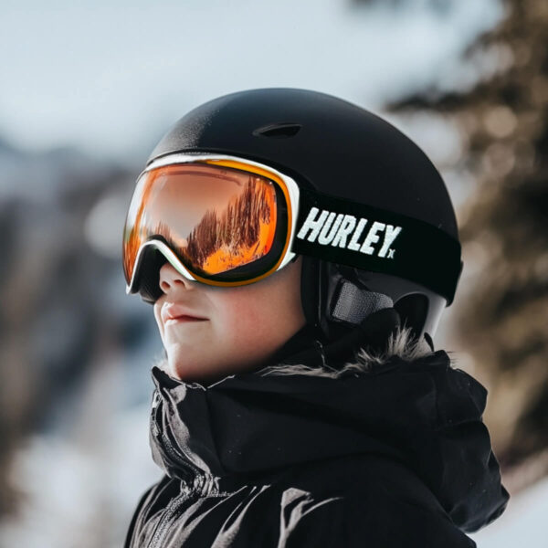 Hurley MAVERICK Mirrored Adult Snowboard & Ski Goggles - Image 2