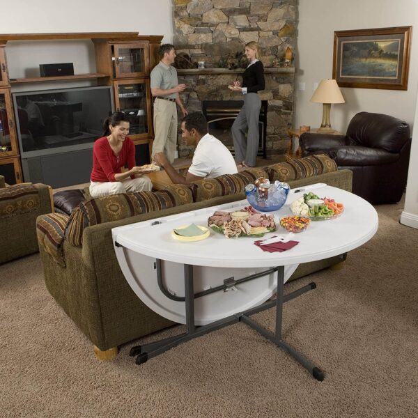 LIFETIME 60-Inch Round Fold-In-Half Table (Commercial) - Image 5