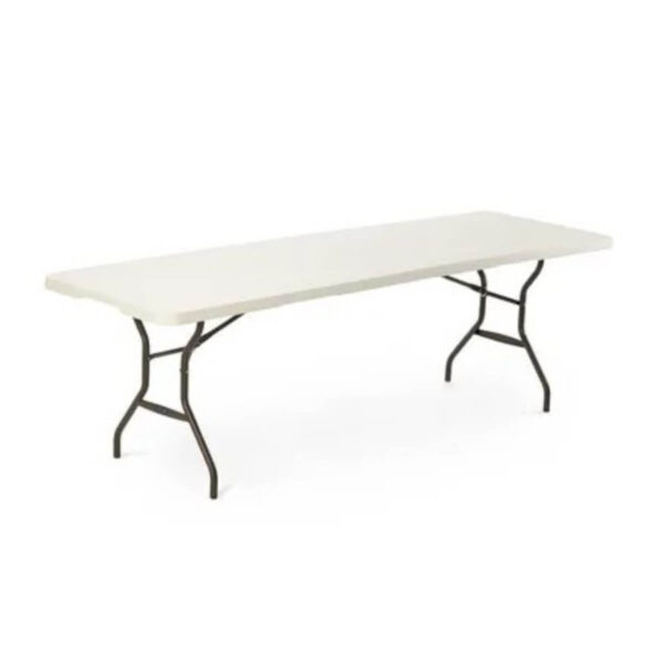 Lifetime 8-Foot Light Commercial Fold-in-Half Table