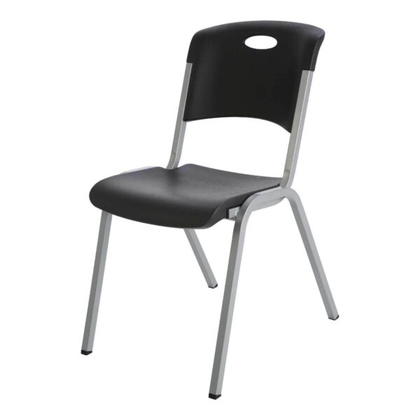 LIFETIME Premium Commercial Stacking Chair Bundle, 4 Pack