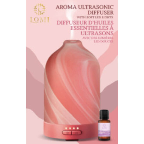 AROMA ULTRASONIC DIFFUSER WITH SOFT LED LIGHTS