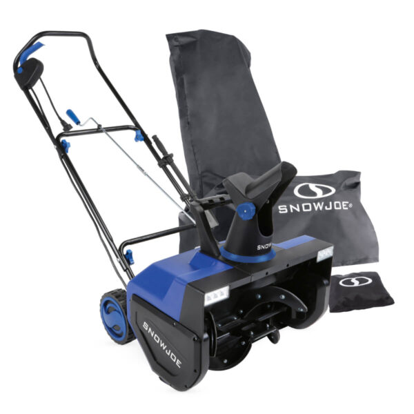 Snow Joe SJ627E-CVR Electric Snow Thrower | 22-Inch | 15-Amp | With Dual LED Lights Bonus Cover